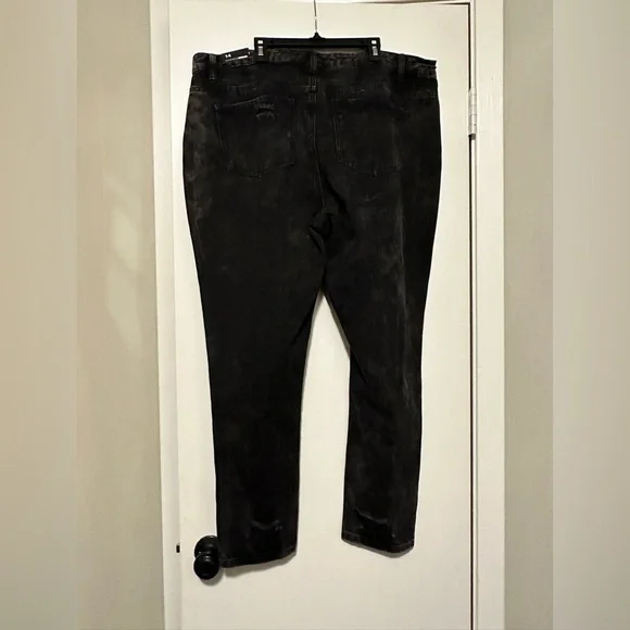 NWT Fashion Nova Lola Destructured Jeans black size 14 - Picture 5 of 10